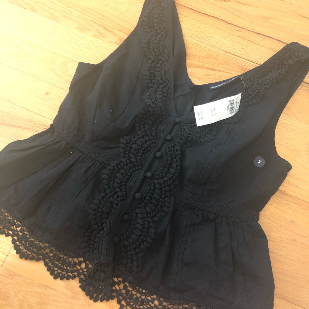Abercrombie & Fitch Black Blouse